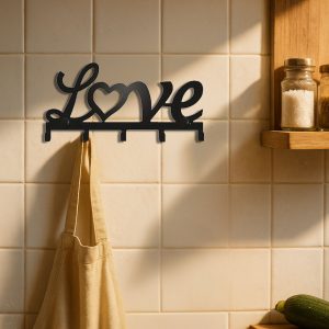 Wall-Mounted Metal Rack Multifunctional Key Holder, Practical Decor Highlight