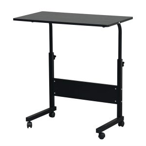 Large Mobile Multi Purpose Side Desk Computer Desk Cover – Black