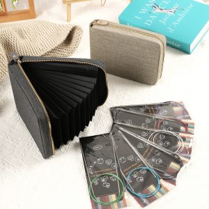 Circular Needle Storage Bag  Made From Oxford Fabric