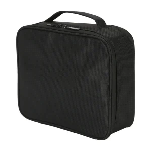 Make up Bag Case Portable Handle Storage Organizer Travel Bag Wash Bag Black (US Logistics only For USPS.TK/TMEU only For self-pickup)