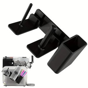 Cup Organizer For Ninja Slushie Machine FS301 & FS300-3-in-1 Side-Mounted Holder For Cups, Lids & Straws
