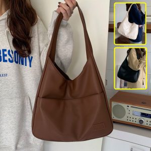 Fashion Tote Bag Large Capacity Casual Shoulder Bag Women’s Commuting Handbag College Student