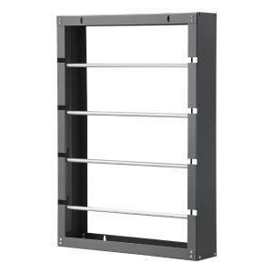 Wire Spool Rack 4 Adjustable Rods Spool Holder Wall Mounted 150 Lbs Capacity