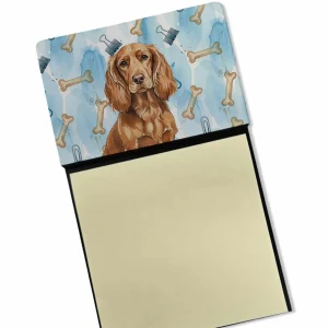 Boykin Spaniel Coworker Watercolor Sticky Note Holder Refillable Dispenser Desk Accessory 3×3 Pad Gift