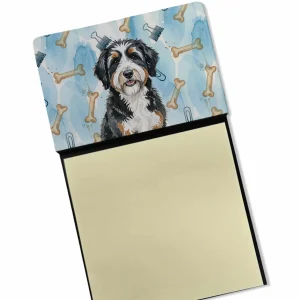 Berndoodle Coworker Watercolor Sticky Note Holder Refillable Dispenser Desk Accessory 3×3 Pad Gift
