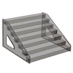 Acrylic Card Display Rack Shelf, Organizing Rack