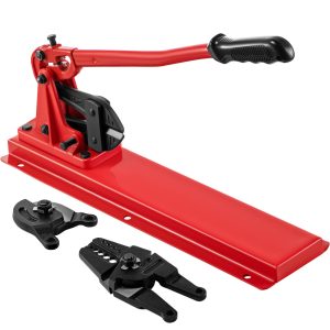 Bench Swager Tool 24" Wire Rope Swaging Tool With Crimper Cable Bolt Cutter Head Bench Crimper 1/16"-3/16" Aluminum/Copper Sleeves Bench Cable Alloy Steel Crimper Swager For1/2" Wire Rope Fe