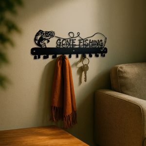 Black Metal Wall Hook Decor, Suitable For Organization, Tidy And Chic Space