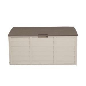 75gal 130lb Brown Plastic Patio Storage Box