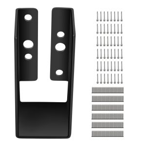 Concealed Joist Hanger, 2″x4″ Outdoor Accent Concealed-Flange, Pack Of 24 Concealed Joist Bracket, Q235 Steel Plate Powder-Coated Concealed Face Mount Joist Hanger Inner 40×91 Mm For Beam Swing
