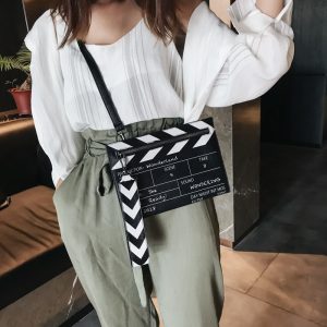 Movie Prop Design Pu Leather Casual Women’s Clutch Envelope Bag Women Shoulder Bags Crossbody Messener Bag