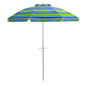 6.5 Feet Beach Umbrella With Carry Bag Without Weight Base