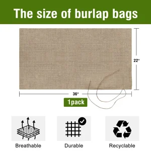1PC 22inch*36inch Jute Food Storage Bag With String, An Eco-Friendly Food Storage Bag, A Kitchen Essential