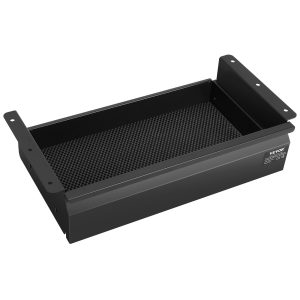 16″ Wide Under Desk Drawer Slide Out, Under Desk Mounted Pull-out Drawer Attachment, Hidden Desktop Storage Organizer, Under Table Pencil Drawer For Office Home Sit Stand Workstation, 17x9x4 In