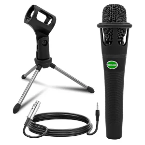 5 CORE XLR Dynamic Metal Mic Audio, Ideal For Singing, Captures Source Sound, Sturdy & Durable, Includes XLR Cable – MIC CROWN