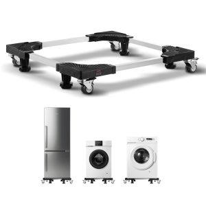 Fridge Stand Mobile Base 1100 Lb 27.5-35.4 Inch Adjustable Furniture Dolly