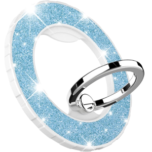 Magnetic Phone Ring Holder For MagSafe, Grey Blue