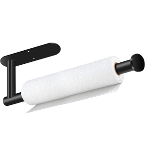 Black Paper Towel Holder, Self Adhesive Paper Towel Holder Under Cabinet