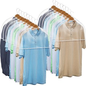Shoulder Covers For Hanging Clothes 16 PCS, Dust Protector Covers For Shirts, Dresses, Suits And Closet Storage