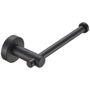 Toilet Paper Holder Matte Black Thicken Space Aluminum Toilet Roll Holder For Bathroom, Kitchen, Washroom Wall Mount