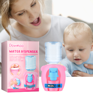 Dowmoo Children’s Mini Water Dispenser, Baby Kitchen Toys Mini Fun Every Home Drink Machine Can Water