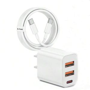 Charger Cable – Portable, Durable, Essential For Charging Compatible With Multiple Devices And Ensures Device Safety.